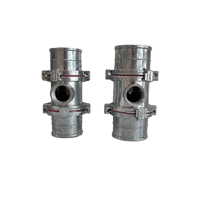 白银双爪型金属三通